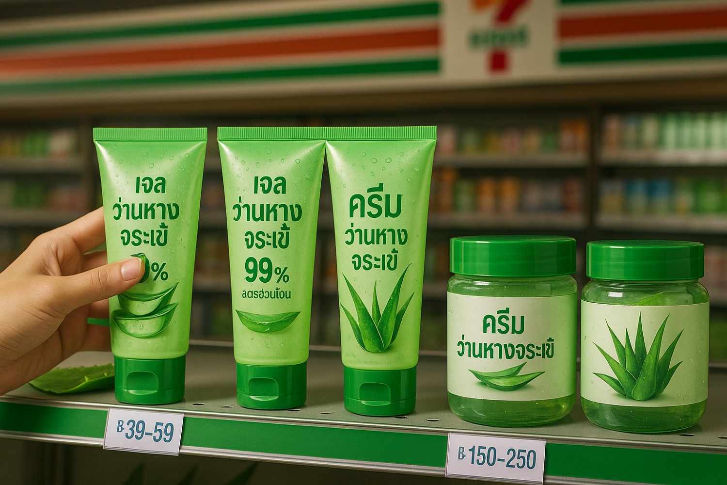 ครีมว่านหางจระเข้ในเซเว่น